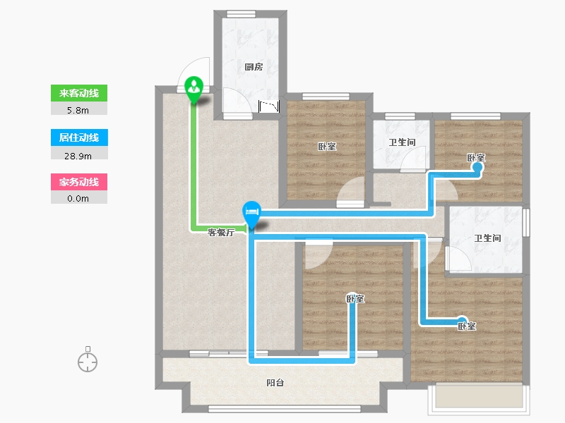 河南省-洛阳市-建业世悦府-107.99-户型库-动静线