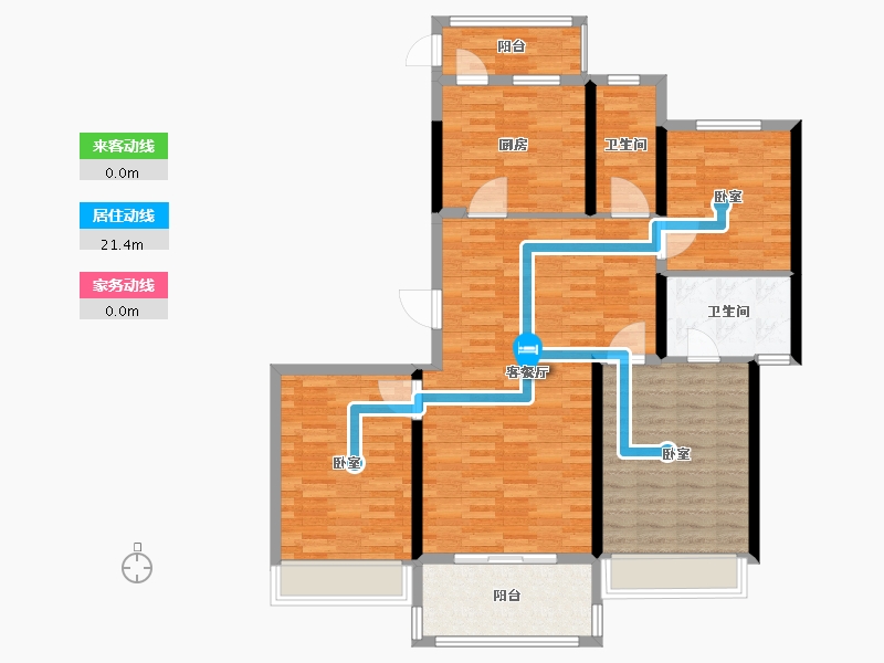 河南省-郑州市-亚新海棠公馆-112.01-户型库-动静线