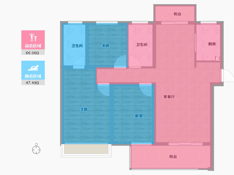 河南省-洛阳市-江山名邸-102.01-户型库-动静分区