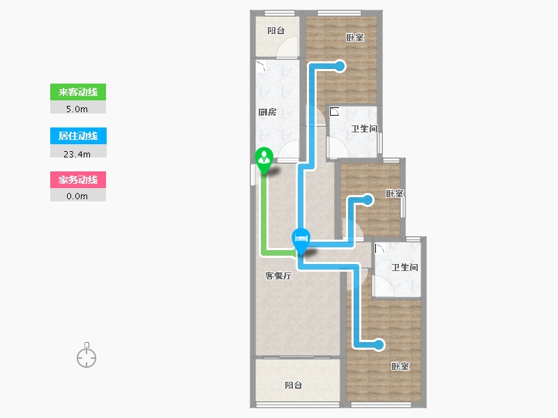 山东省-菏泽市-恒大绿洲-107.03-户型库-动静线