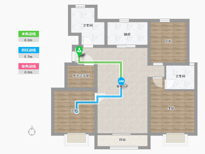 山东省-青岛市-霖源华府-98.00-户型库-动静线