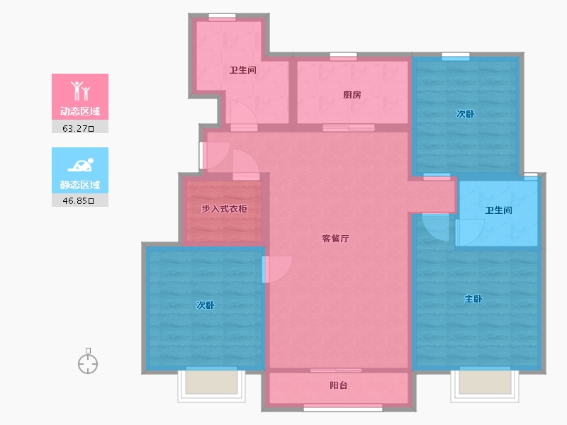 山东省-青岛市-霖源华府-98.00-户型库-动静分区