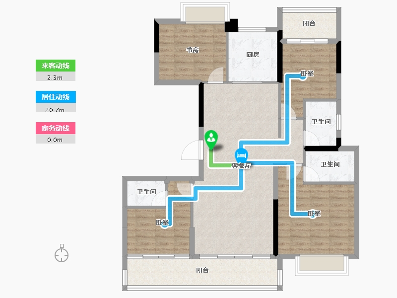 福建省-莆田市-铜锣湾·万达广场-110.00-户型库-动静线