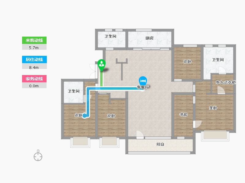 山东省-潍坊市-旭辉银盛泰博观熙岸-144.00-户型库-动静线