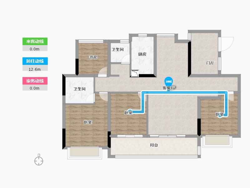 福建省-莆田市-建发·玉湖壹号-114.00-户型库-动静线