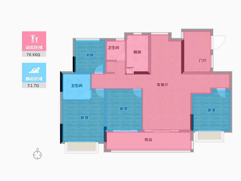 福建省-莆田市-建发·玉湖壹号-114.00-户型库-动静分区