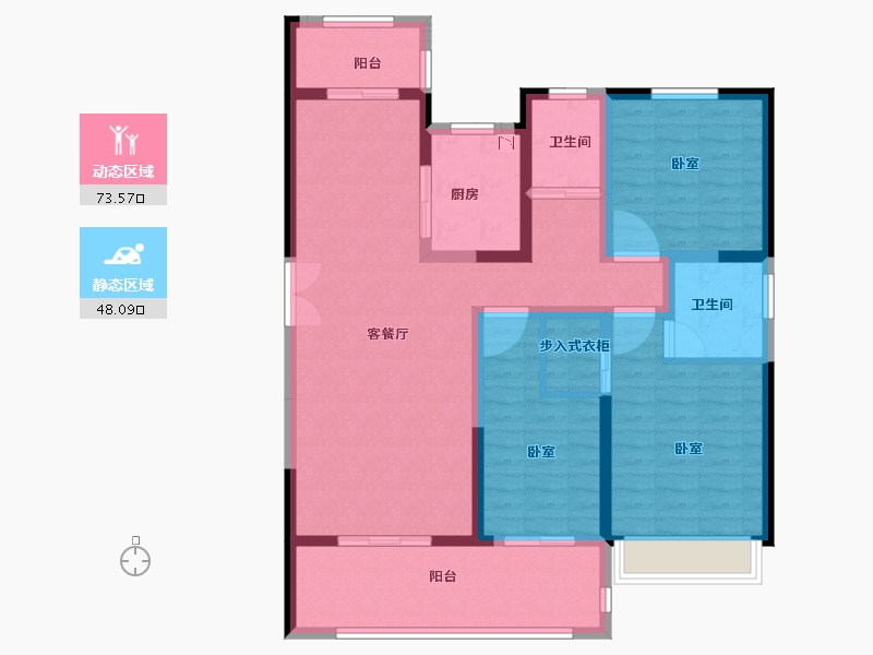 河南省-安阳市-久巢阿丽拉花园-108.00-户型库-动静分区