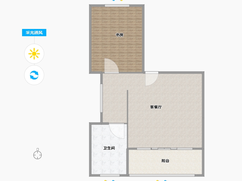 浙江省-绍兴市-和庄沁园-180.00-户型库-采光通风