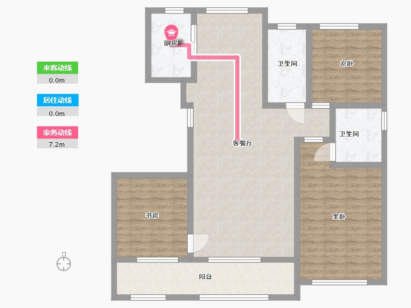 山东省-潍坊市-华夏天元-113.60-户型库-动静线