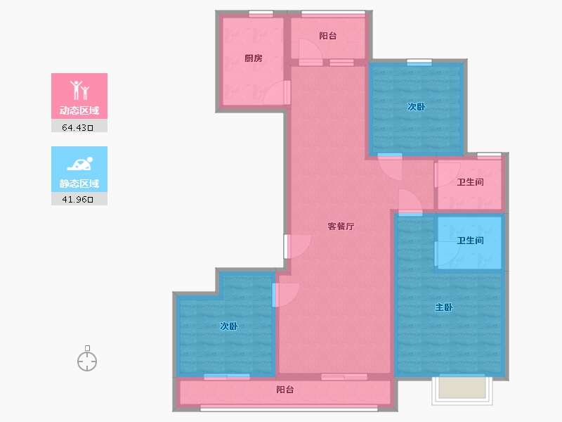 山东省-青岛市-中高名人书苑-94.00-户型库-动静分区