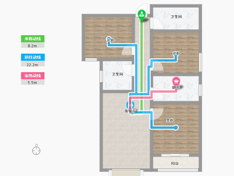 山东省-济南市-帝华城-99.00-户型库-动静线