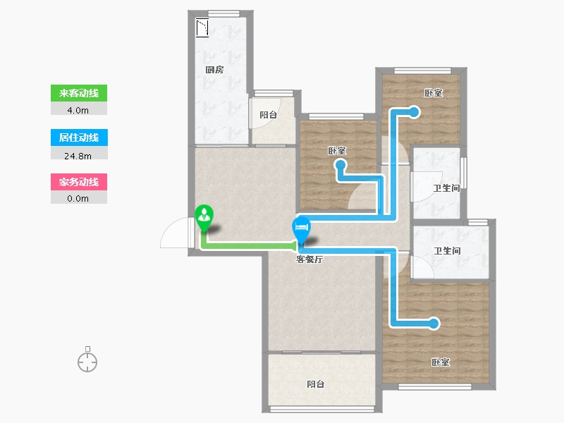 山东省-菏泽市-恒大绿洲-107.98-户型库-动静线