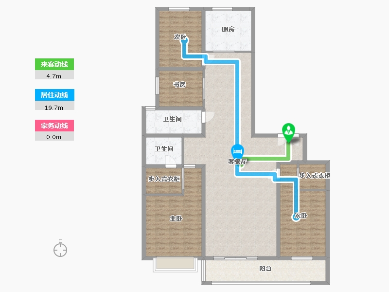 山东省-潍坊市-梧桐小院-158.58-户型库-动静线