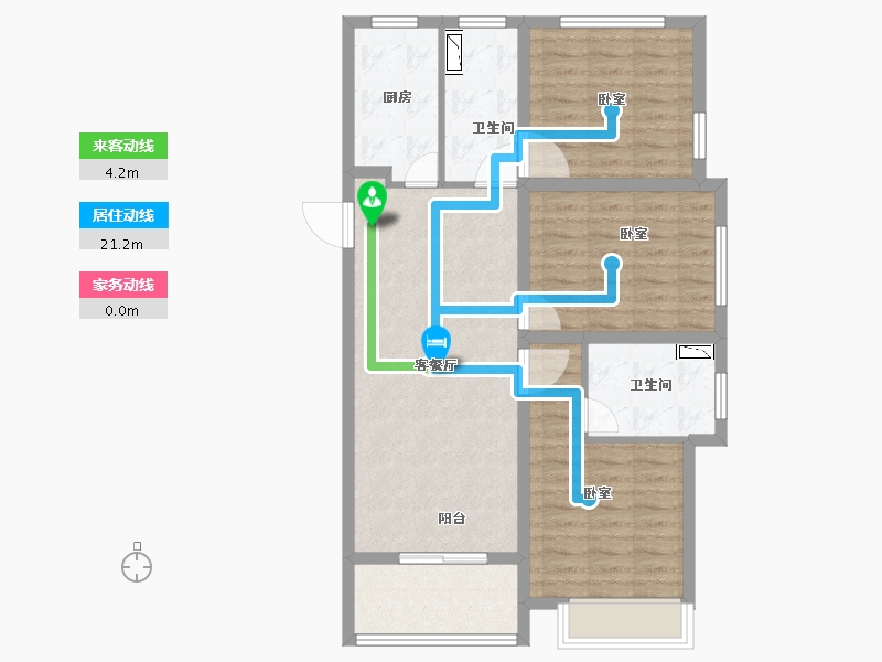 浙江省-舟山市-宝龙天地广场-86.01-户型库-动静线