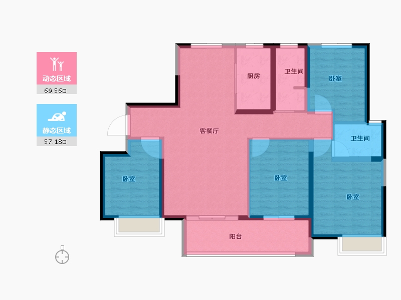 河南省-安阳市-利源永明壹号-114.00-户型库-动静分区