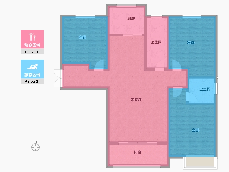 河南省-洛阳市-香堤湾-101.00-户型库-动静分区