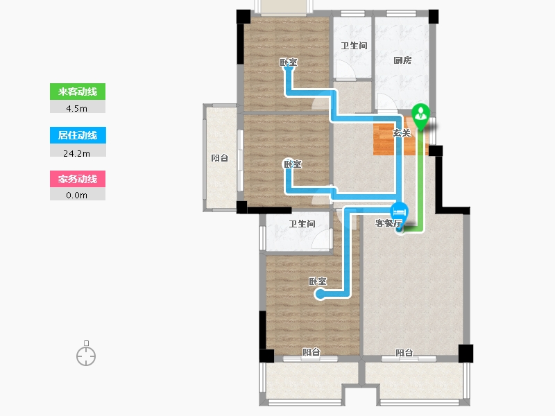 福建省-漳州市-兴博广场-108.68-户型库-动静线