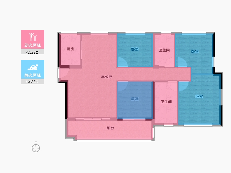 福建省-莆田市-皇庭美域·外滩玉玺-94.00-户型库-动静分区