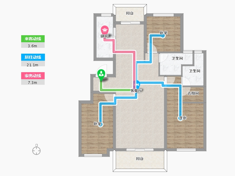 山东省-枣庄市-水发·颐和园-111.21-户型库-动静线