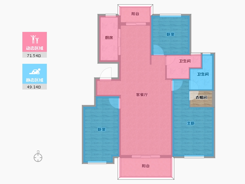 山东省-枣庄市-水发·颐和园-111.21-户型库-动静分区