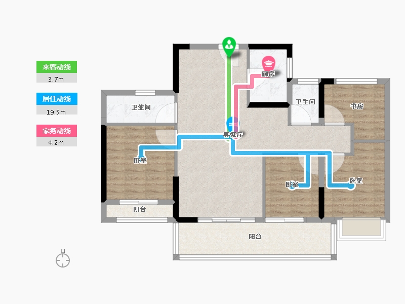 福建省-莆田市-大唐三盛国韵世家三期-94.01-户型库-动静线