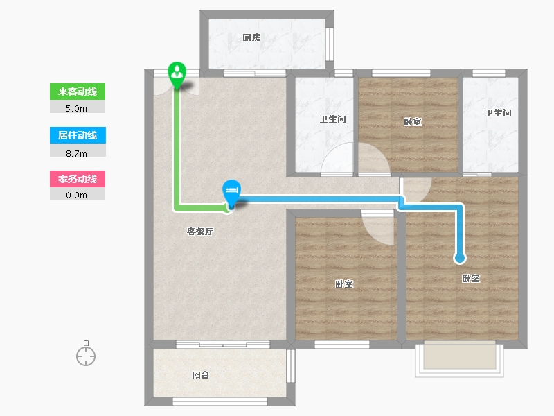 山东省-菏泽市-巨野枫叶正红（枫庭骊景）-92.01-户型库-动静线