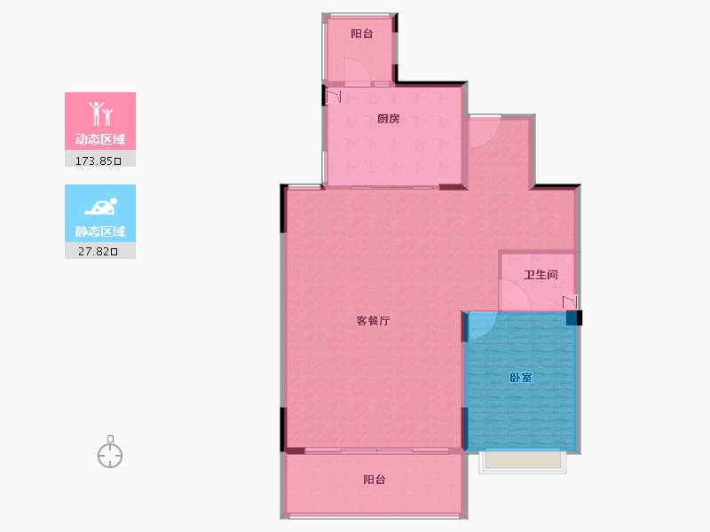 河南省-郑州市-碧桂园中央公园-189.05-户型库-动静分区