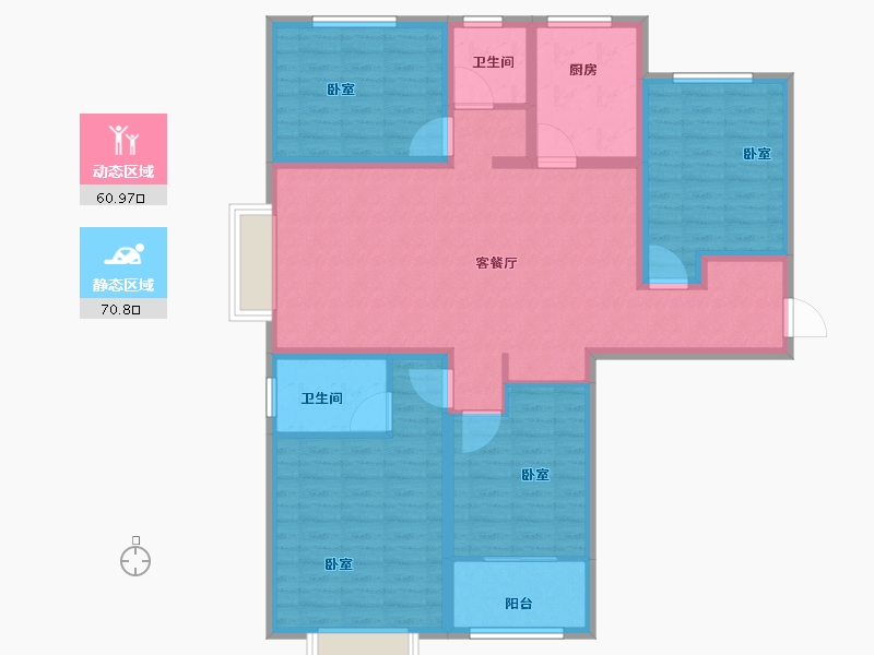 山东省-菏泽市-城建翰林华庭-118.01-户型库-动静分区