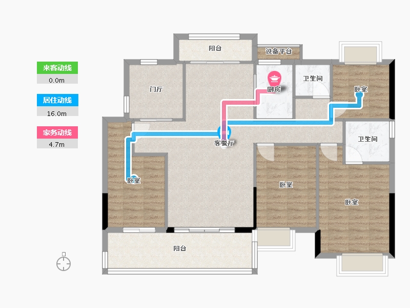 福建省-莆田市-中科·东庄城-114.09-户型库-动静线