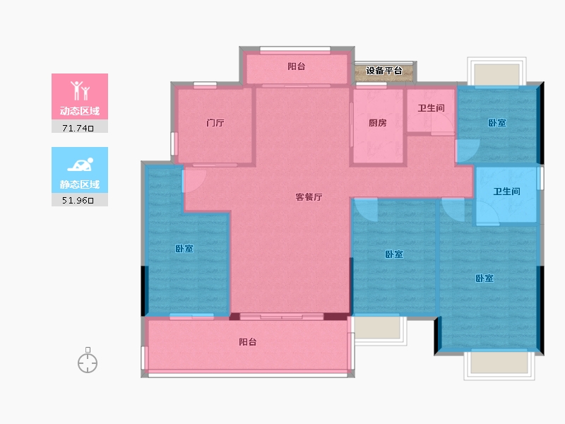 福建省-莆田市-中科·东庄城-114.09-户型库-动静分区