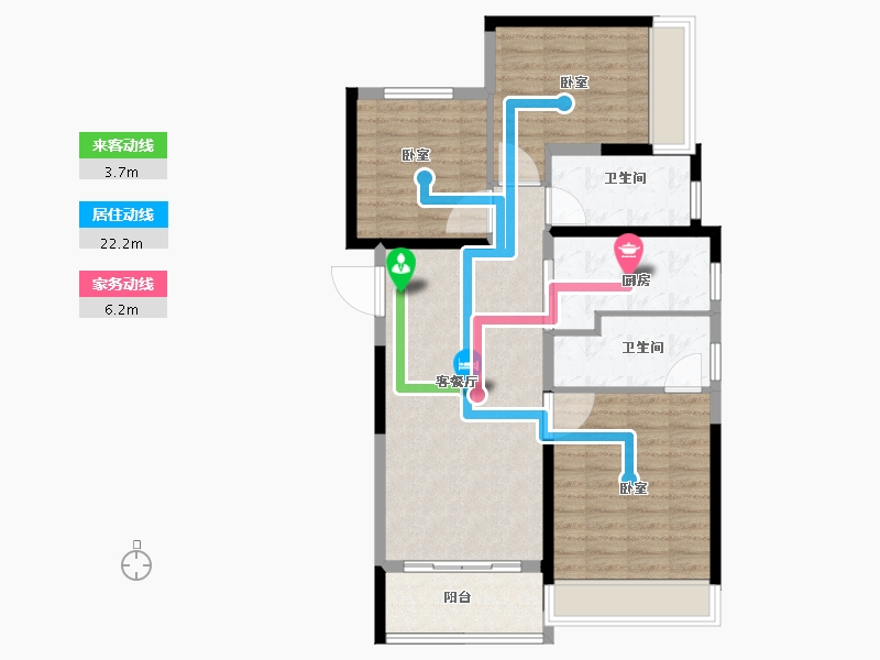 河南省-郑州市-东原阅城-90.00-户型库-动静线