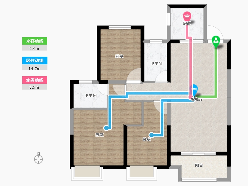 河南省-安阳市-利源永明壹号-98.00-户型库-动静线