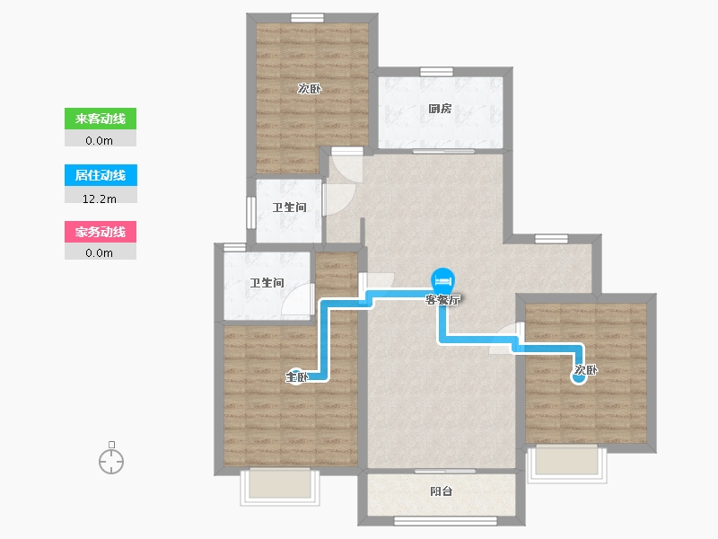 山东省-青岛市-中建锦绣天地-103.00-户型库-动静线