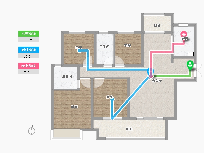 河南省-洛阳市-建业世悦府-108.00-户型库-动静线