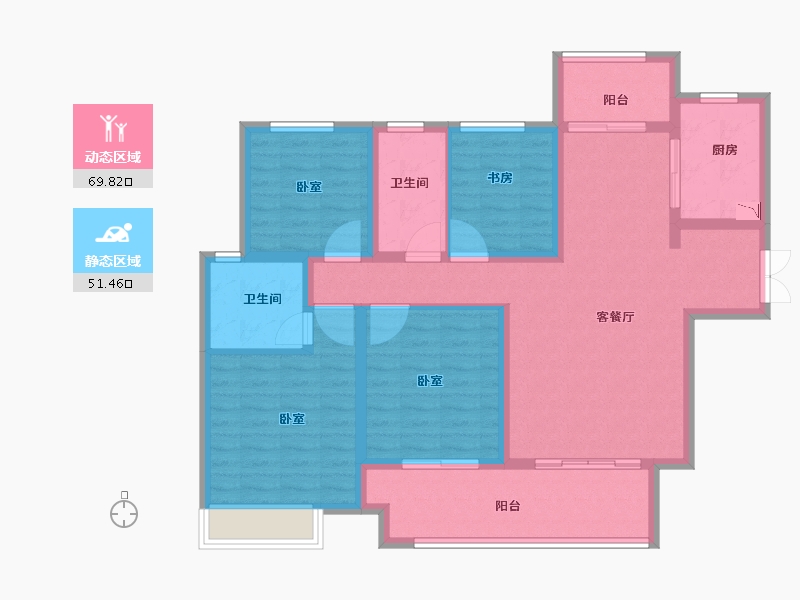 河南省-洛阳市-建业世悦府-108.00-户型库-动静分区