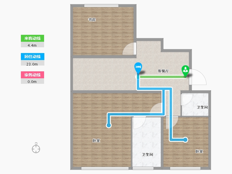 河南省-郑州市-建业新筑-152.47-户型库-动静线