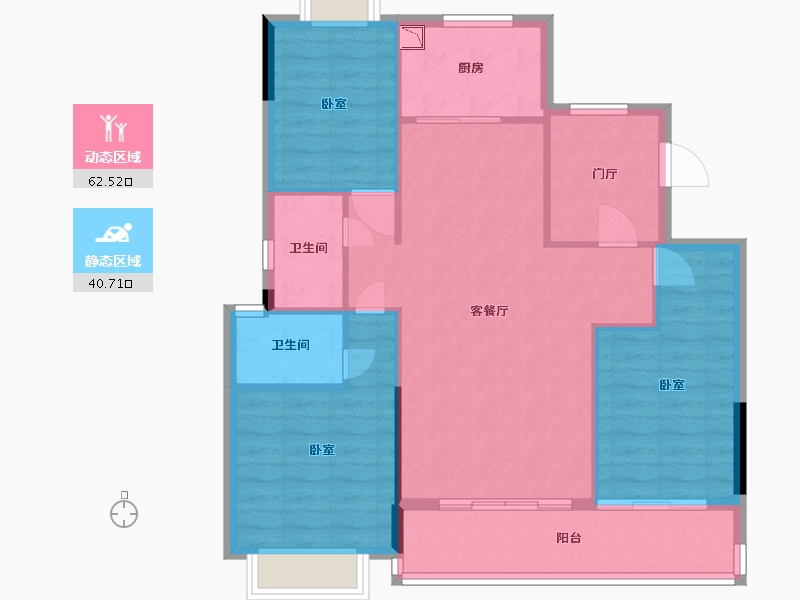 福建省-莆田市-中科·东庄城-94.00-户型库-动静分区