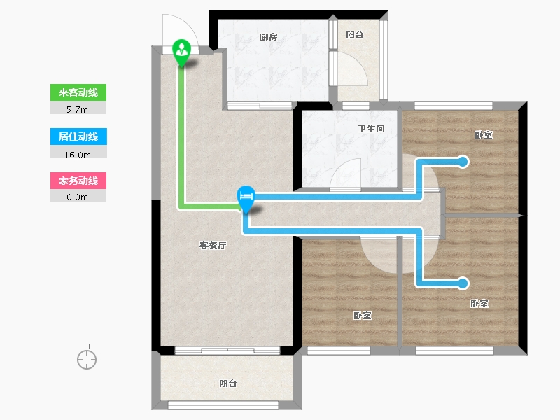 河南省-郑州市-恒大城-87.13-户型库-动静线