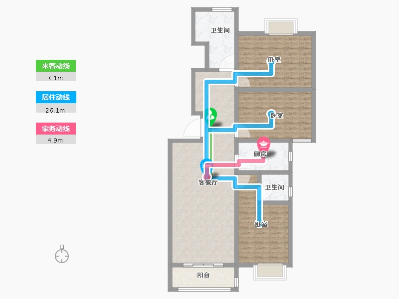 河南省-洛阳市-空港华府-109.46-户型库-动静线