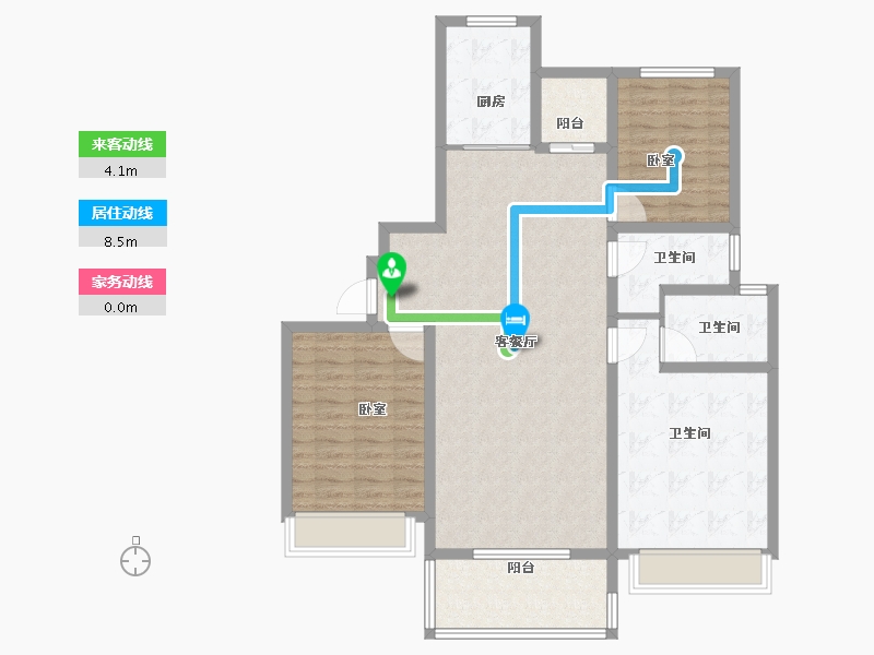 河南省-安阳市-昼锦锦泰苑-110.00-户型库-动静线