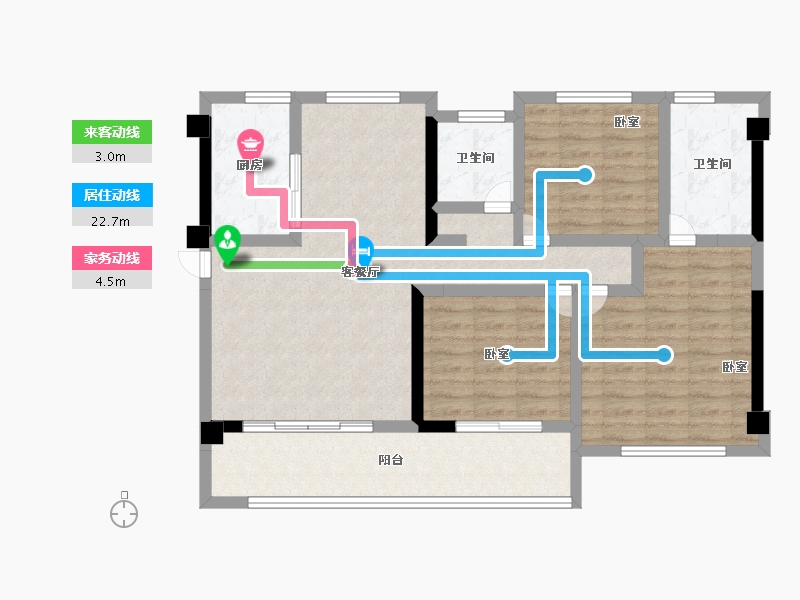 福建省-莆田市-皇庭美域·丹郡-92.00-户型库-动静线