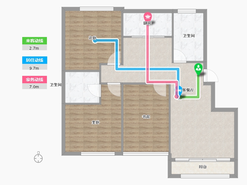 山东省-威海市-茂铭逸品学府-103.00-户型库-动静线