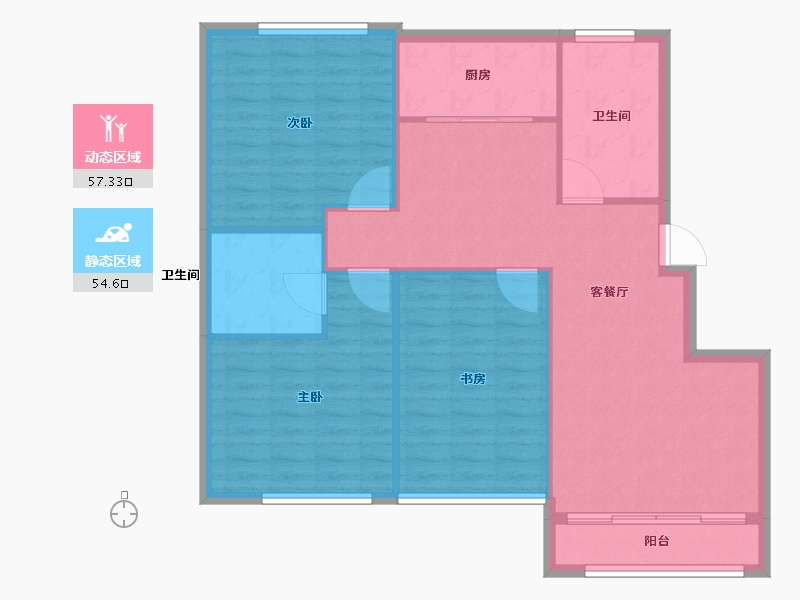 山东省-威海市-茂铭逸品学府-103.00-户型库-动静分区