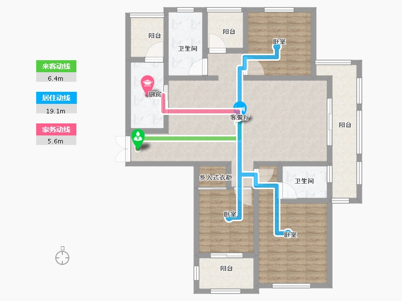 河南省-安阳市-东湖新城-113.00-户型库-动静线