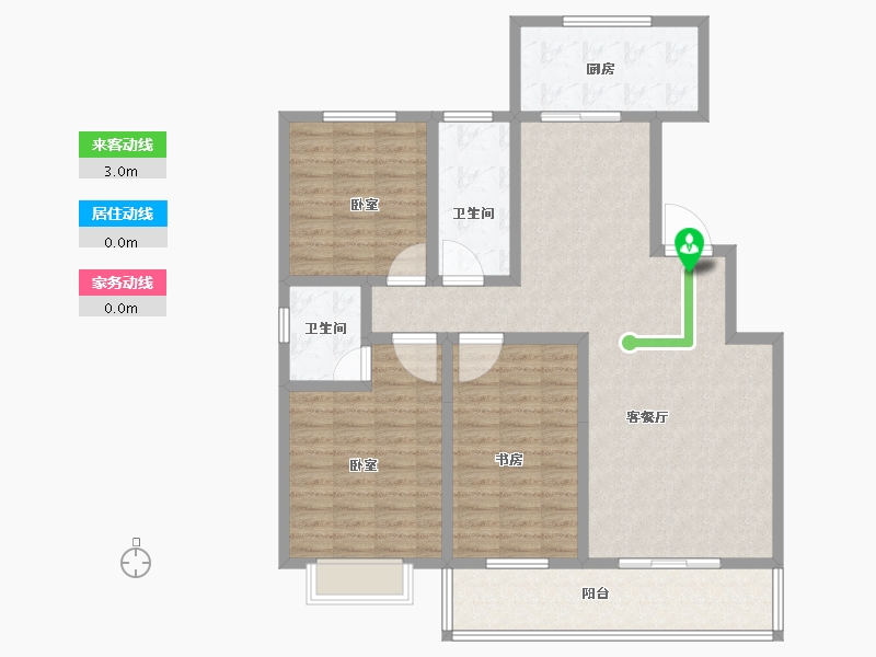 河南省-洛阳市-曌华水郡-116.81-户型库-动静线