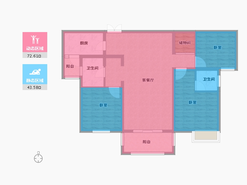 河南省-安阳市-东湖新城-104.00-户型库-动静分区