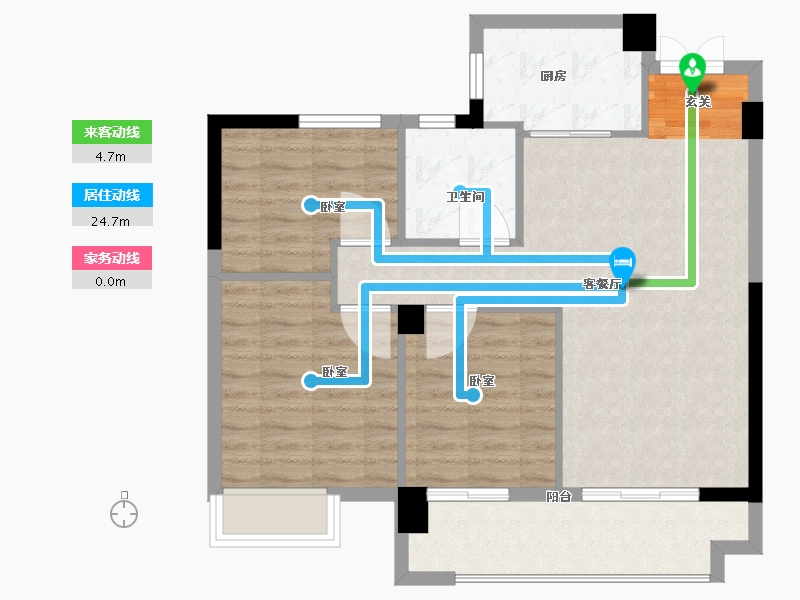 福建省-漳州市-瀚海五凤郡-78.18-户型库-动静线