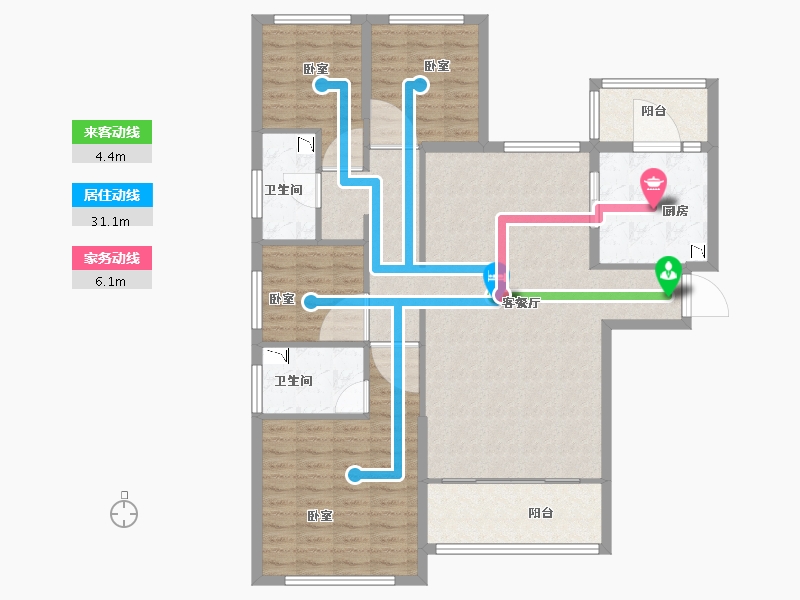 山东省-菏泽市-恒大绿洲-121.10-户型库-动静线