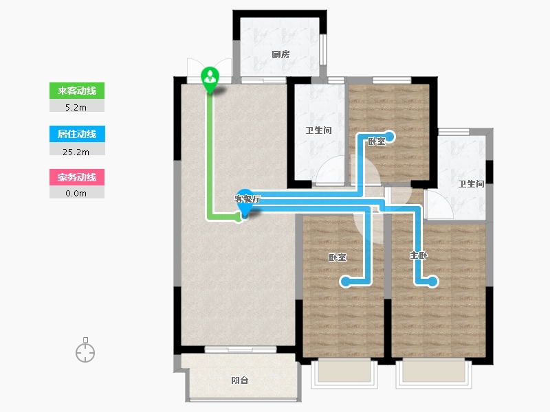 河南省-洛阳市-恒泰中心-102.42-户型库-动静线