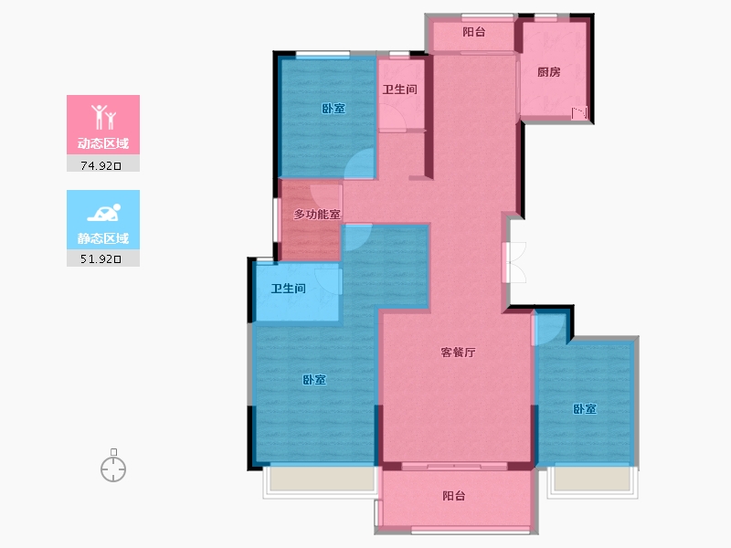 河南省-洛阳市-美景永宁府-114.00-户型库-动静分区